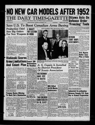 Daily Times-Gazette, 8 Nov 1951