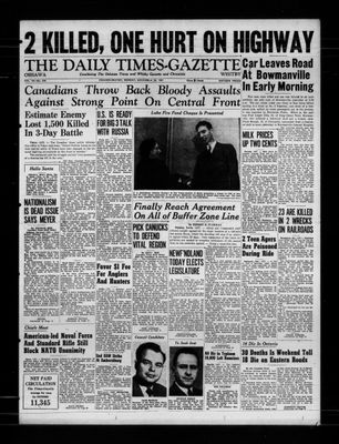 Daily Times-Gazette, 26 Nov 1951