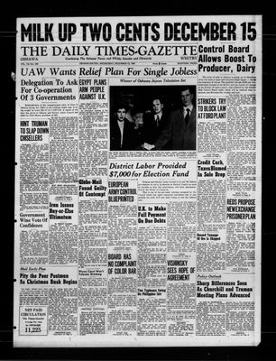 Daily Times-Gazette, 12 Dec 1951