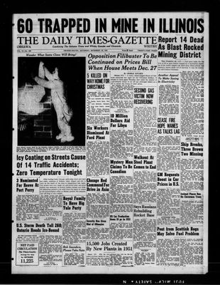 Daily Times-Gazette, 22 Dec 1951