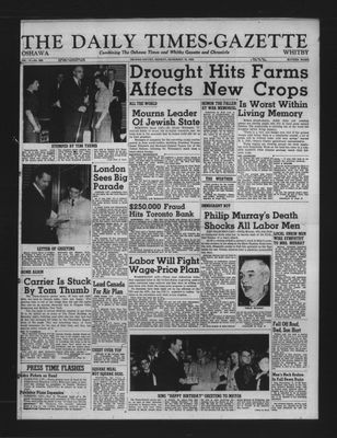 Daily Times-Gazette, 10 Nov 1952