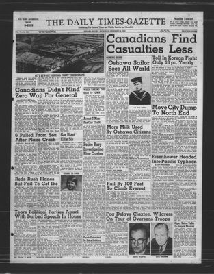 Daily Times-Gazette, 6 Dec 1952