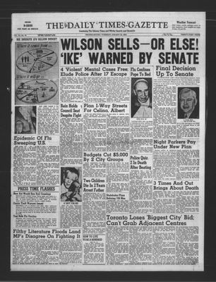 Daily Times-Gazette, 22 Jan 1953