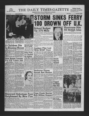 Daily Times-Gazette, 31 Jan 1953