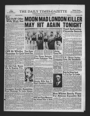 Daily Times-Gazette, 30 Mar 1953