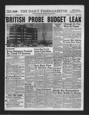 Daily Times-Gazette, 17 Apr 1953