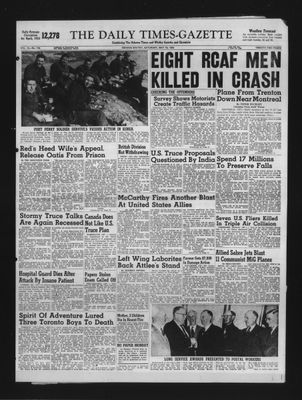 Daily Times-Gazette, 16 May 1953