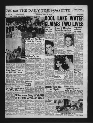 Daily Times-Gazette, 22 Jun 1953