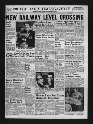 Daily Times-Gazette, 30 Jun 1953