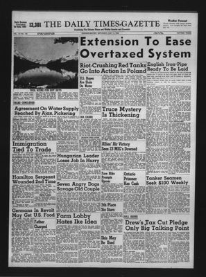 Daily Times-Gazette, 4 Jul 1953