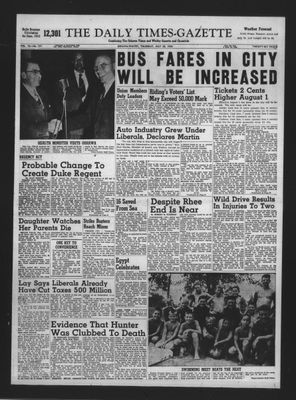 Daily Times-Gazette, 23 Jul 1953