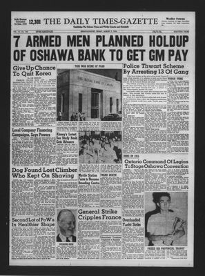 Daily Times-Gazette, 7 Aug 1953