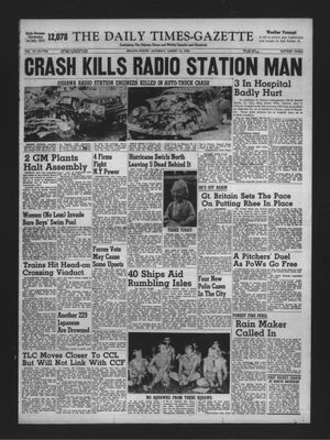 Daily Times-Gazette, 15 Aug 1953