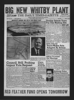 Daily Times-Gazette, 20 Oct 1953