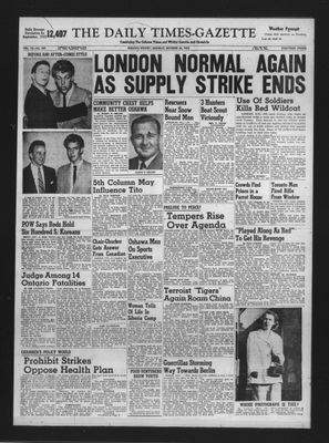 Daily Times-Gazette, 26 Oct 1953