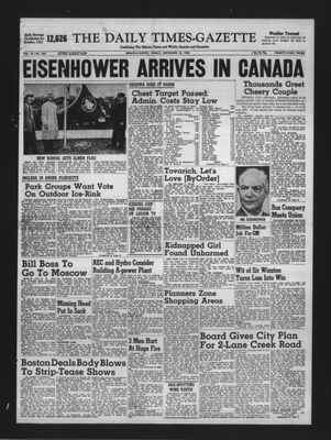 Daily Times-Gazette, 13 Nov 1953