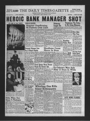 Daily Times-Gazette, 18 Dec 1953