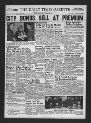 Daily Times-Gazette, 22 Dec 1953