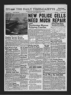 Daily Times-Gazette, 16 Feb 1954