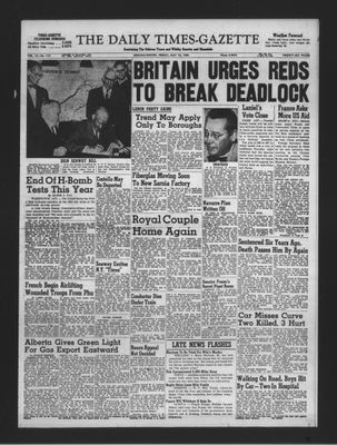 Daily Times-Gazette, 14 May 1954