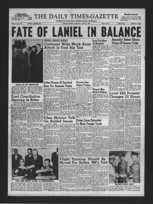 Daily Times-Gazette, 12 Jun 1954