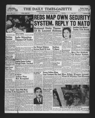 Daily Times-Gazette, 20 Nov 1954