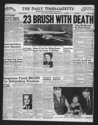 Daily Times-Gazette, 18 Dec 1954