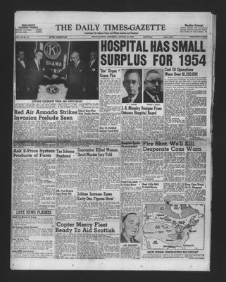 Daily Times-Gazette, 19 Jan 1955