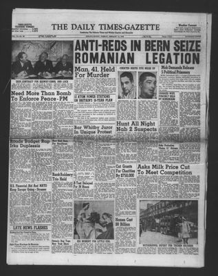 Daily Times-Gazette, 15 Feb 1955