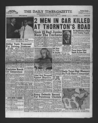 Daily Times-Gazette, 19 Feb 1955