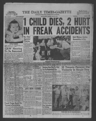 Daily Times-Gazette (Oshawa Edition), 30 Jul 1955