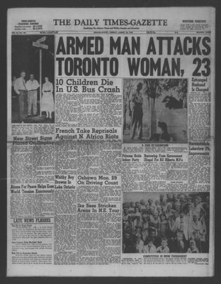 Daily Times-Gazette (Oshawa Edition), 23 Aug 1955