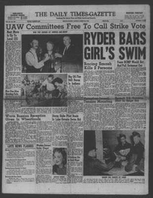 Daily Times-Gazette (Oshawa Edition), 29 Aug 1955