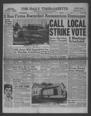 Daily Times-Gazette (Oshawa Edition), 30 Aug 1955