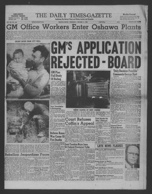 Daily Times-Gazette (Oshawa Edition), 5 Oct 1955