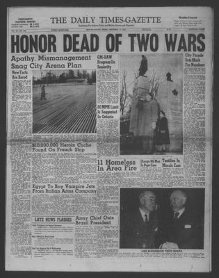 Daily Times-Gazette (Oshawa Edition), 11 Nov 1955