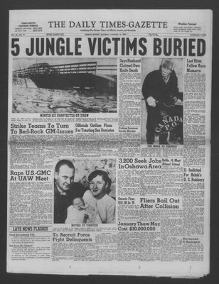 Daily Times-Gazette (Oshawa Edition), 14 Jan 1956