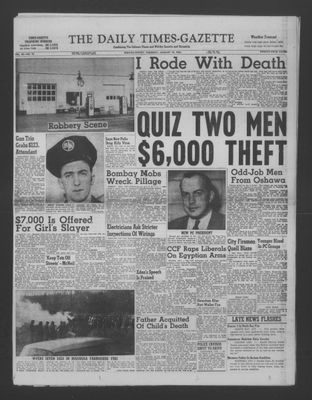 Daily Times-Gazette (Oshawa Edition), 19 Jan 1956