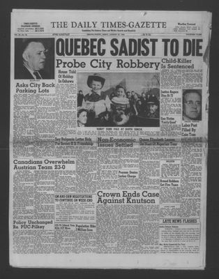 Daily Times-Gazette (Oshawa Edition), 27 Jan 1956