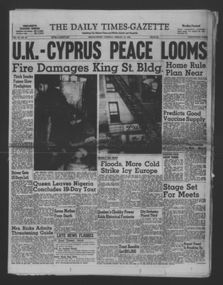 Daily Times-Gazette (Oshawa Edition), 16 Feb 1956