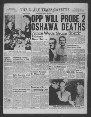 Daily Times-Gazette (Oshawa Edition), 19 Apr 1956