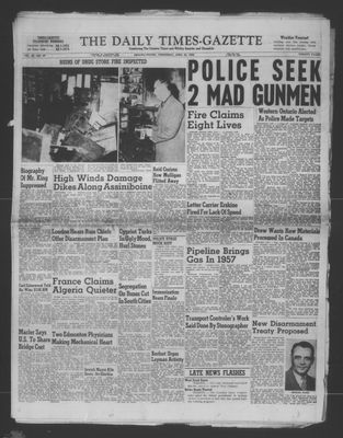 Daily Times-Gazette (Oshawa Edition), 25 Apr 1956