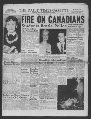 Daily Times-Gazette (Oshawa Edition), 4 May 1956