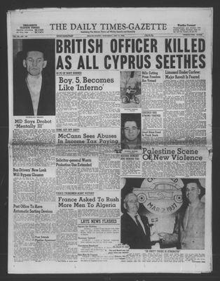 Daily Times-Gazette (Oshawa Edition), 9 May 1956