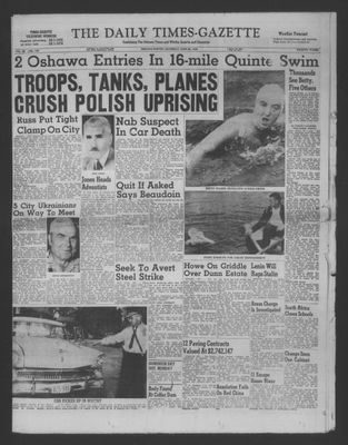 Daily Times-Gazette (Oshawa Edition), 30 Jun 1956