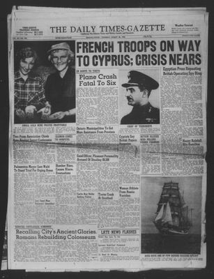 Daily Times-Gazette (Oshawa Edition), 30 Aug 1956