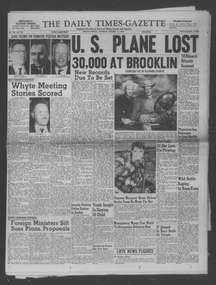 Daily Times-Gazette (Oshawa Edition), 11 Oct 1956