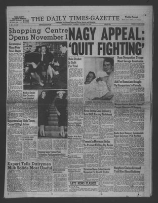 Daily Times-Gazette (Oshawa Edition), 25 Oct 1956