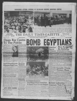 Daily Times-Gazette (Oshawa Edition), 1 Nov 1956