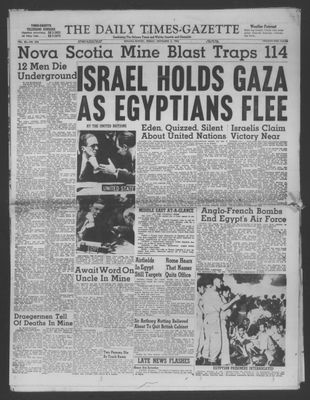 Daily Times-Gazette (Oshawa Edition), 2 Nov 1956